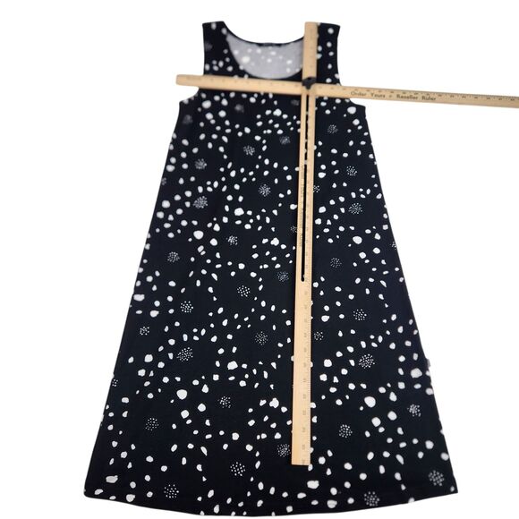 RATIA‎ Dress Womens Extra Small Black White Sleeveless A-Line Polka Dot Pattern - Picture 5 of 10